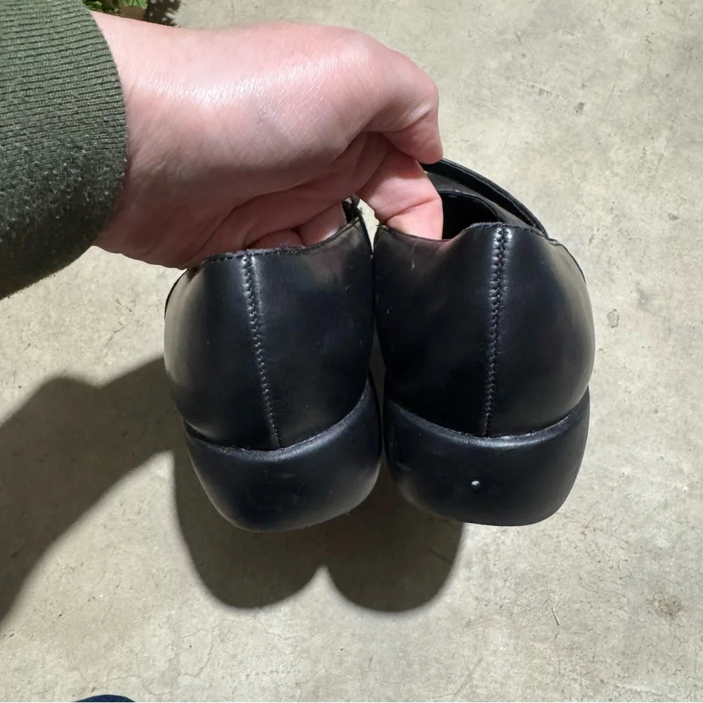Stevie’s Vtg Y2K Black Mary Jane Shoes Girls Size 2 Coquette 90s Academia School